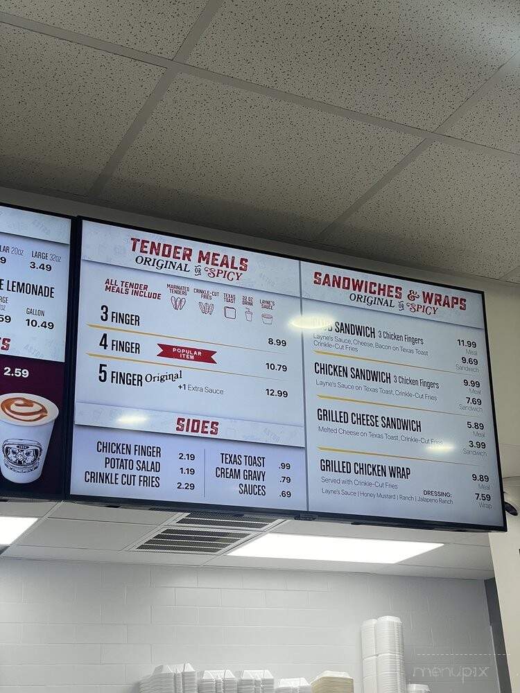 Layne's Chicken Fingers - Houston, TX menu_pic