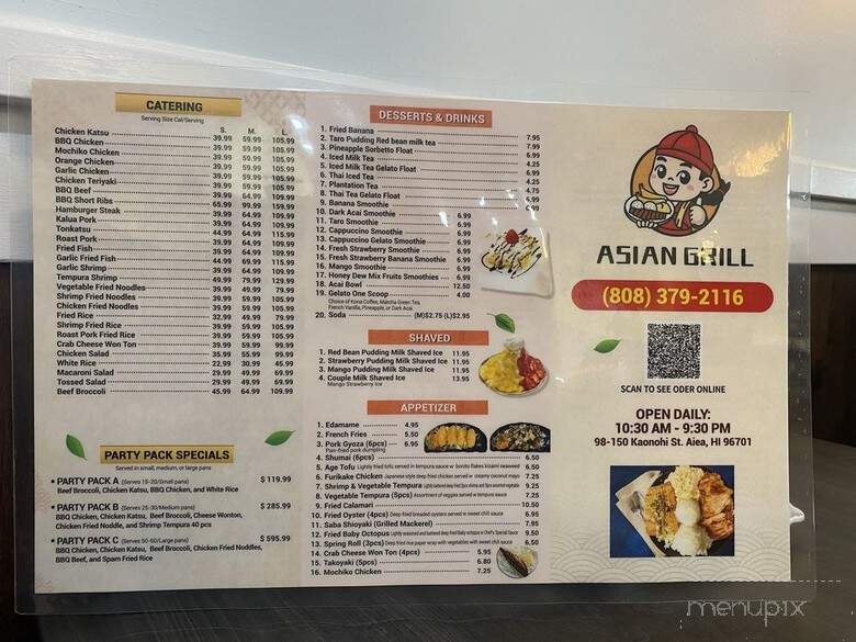 Bento House Japanese Restaurant - Aiea, HI menu_pic
