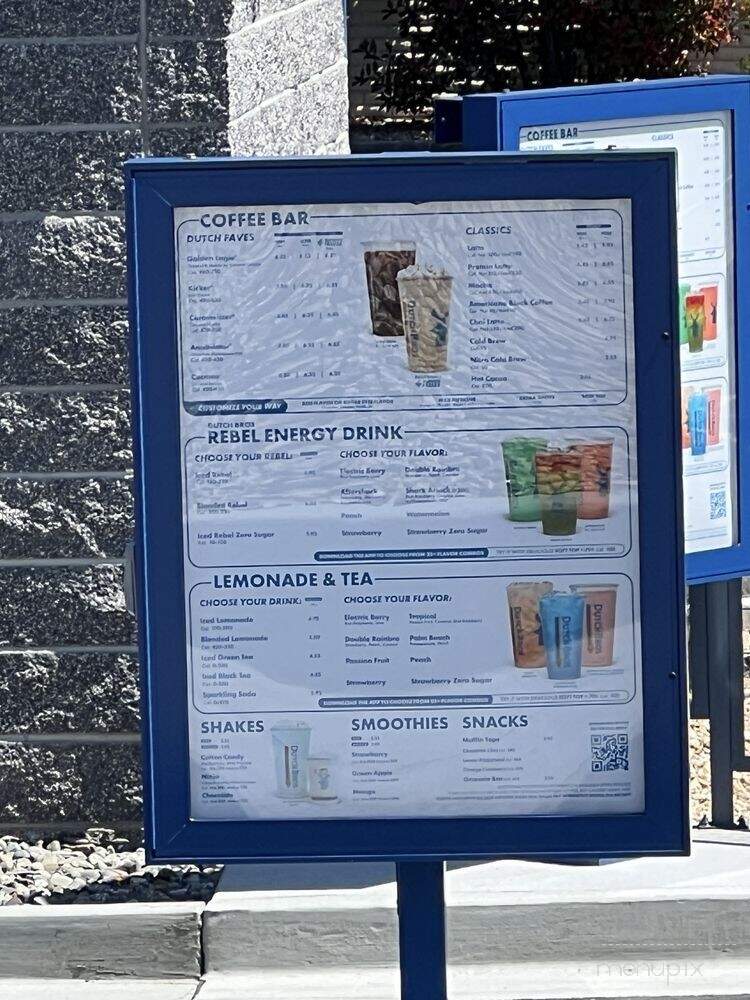 Dutch Bros Coffee - Vallejo, CA menu_pic