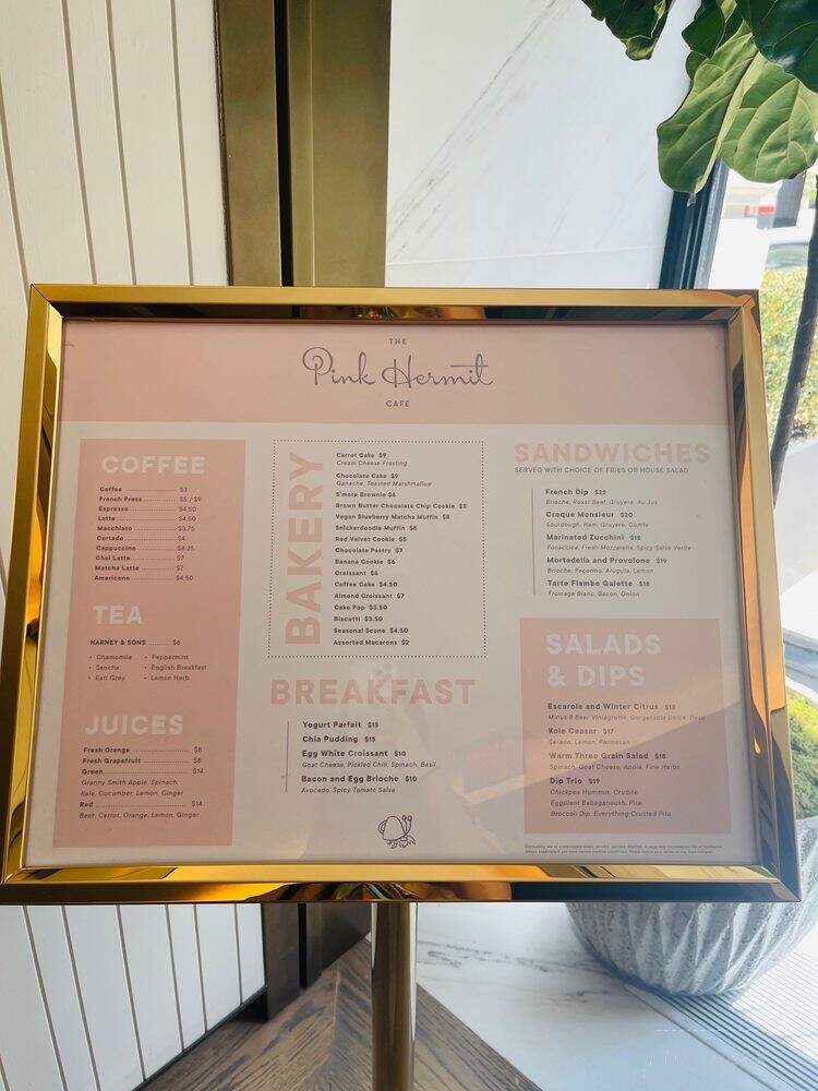 The Pink Hermit - Nashville, TN menu_pic