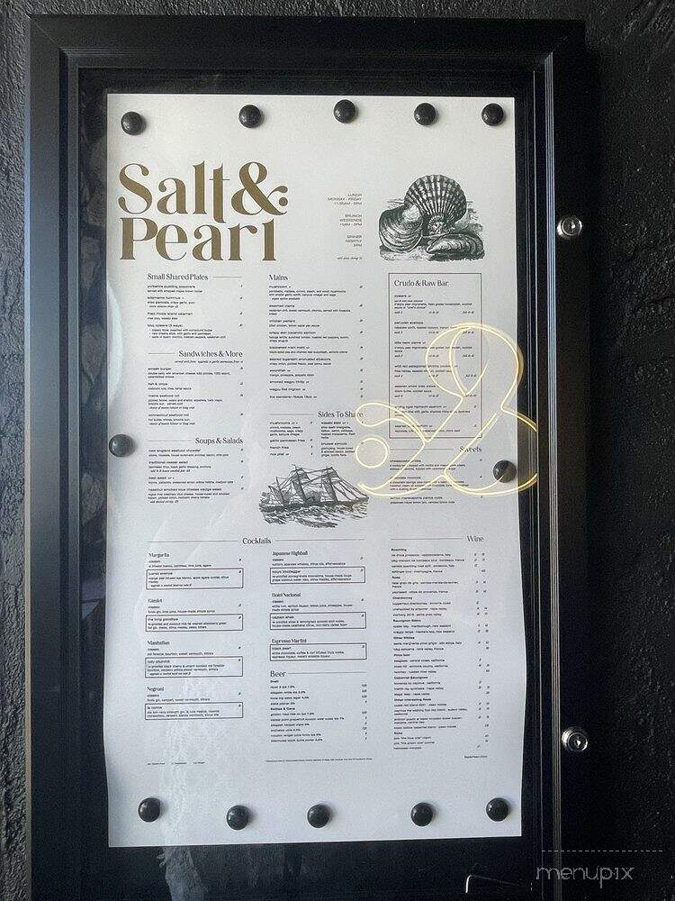 Salt & Pearl - Redondo Beach, CA menu_pic
