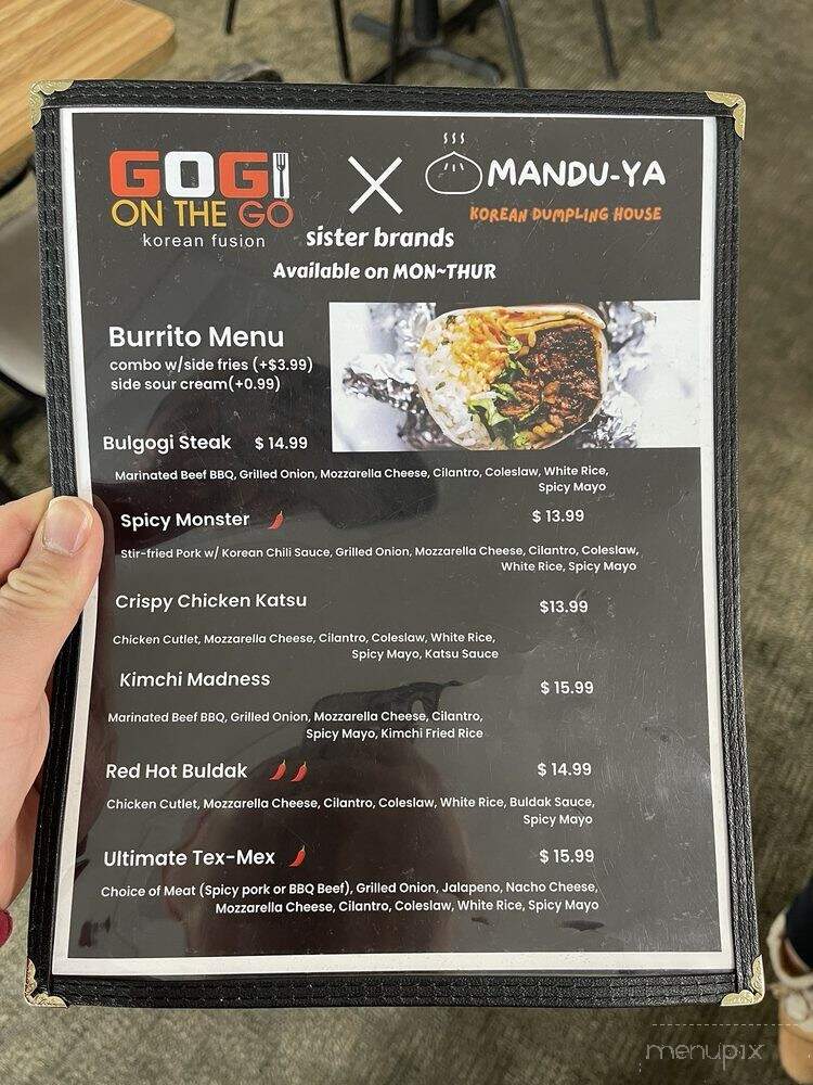 Mandu-Ya - Federal Way, WA menu_pic
