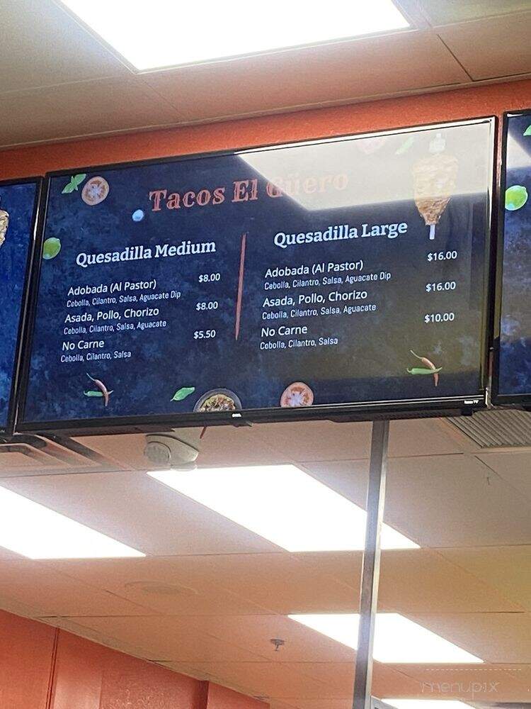 Tacos El Guero - Las Vegas, NV menu_pic