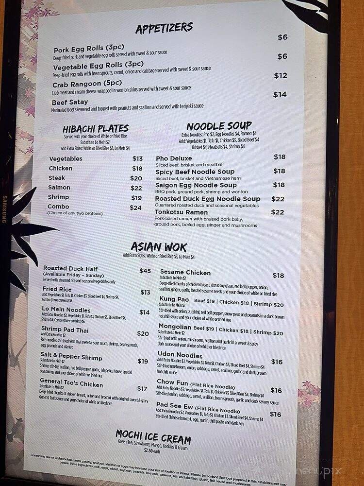Bamboo Noodle Bar - Durant, OK menu_pic