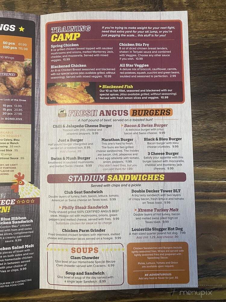 Xtreme Wings Sports Grille - Saint John's, FL menu_pic