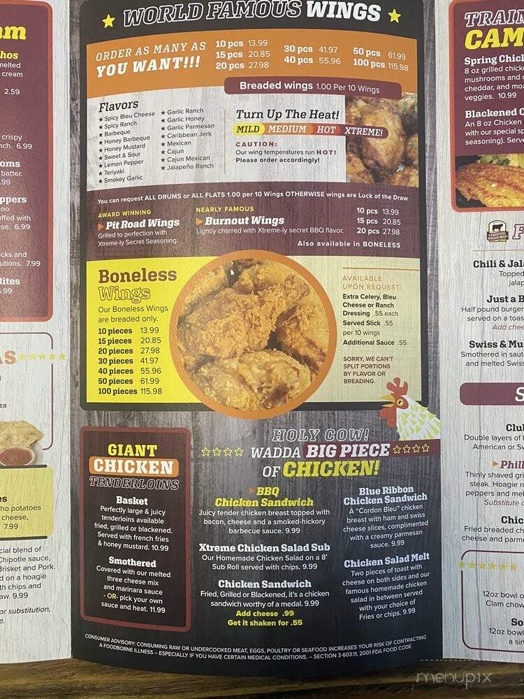 Xtreme Wings Sports Grille - Saint John's, FL menu_pic