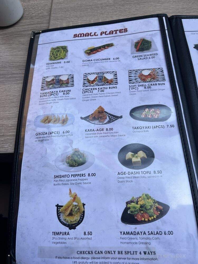 Ramen Yamadaya - Los Angeles, CA menu_pic