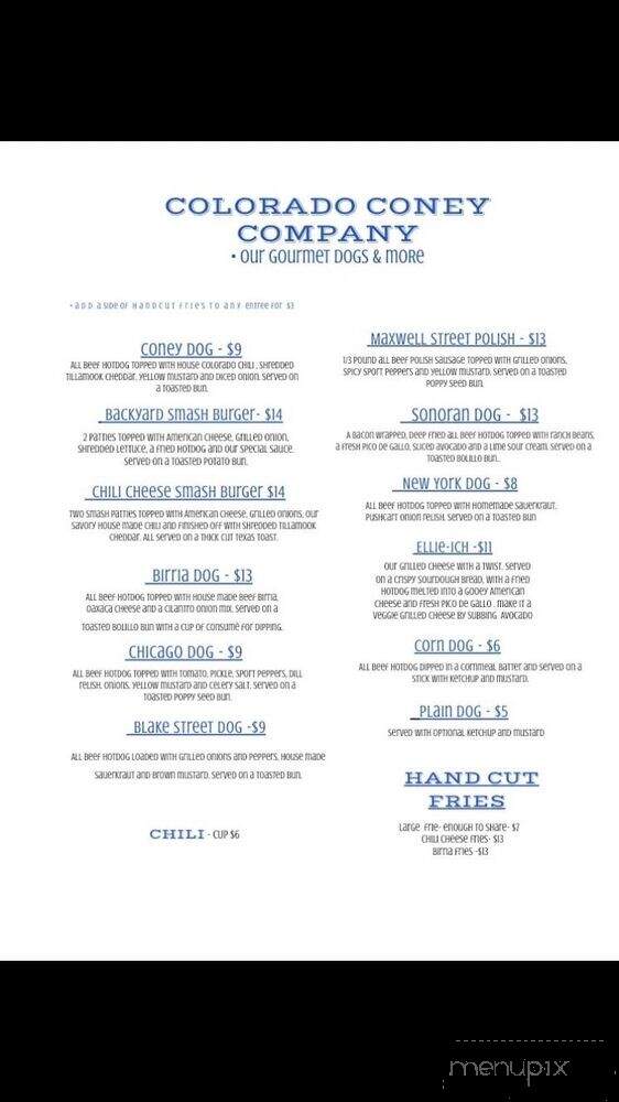 Colorado Coney - Denver, CO menu_pic