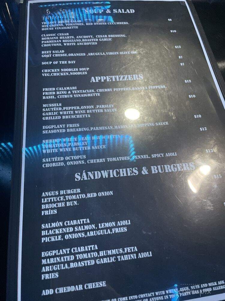 Trilogy - Cumberland, RI menu_pic