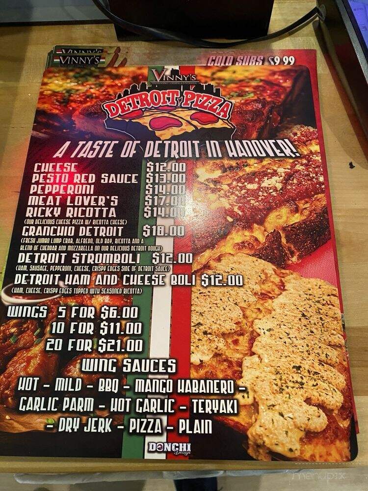 Vinny's Italian Market & Catering - Hanover, PA menu_pic