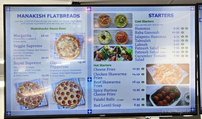 Manakish Oven & Grill - San Jose, CA menu_pic
