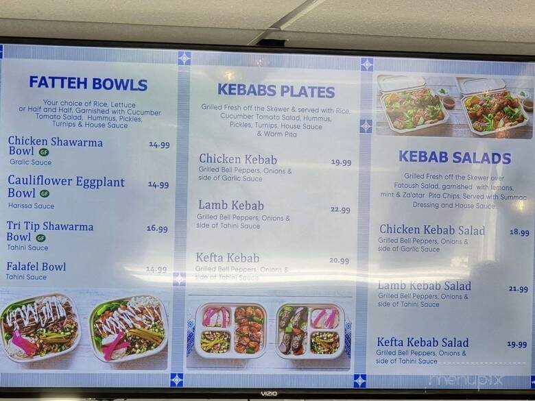 Manakish Oven & Grill - San Jose, CA menu_pic