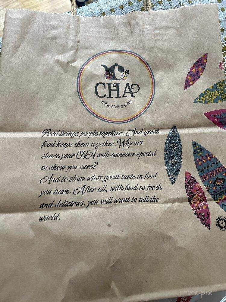 Cha Street Food - Sterling, VA menu_pic