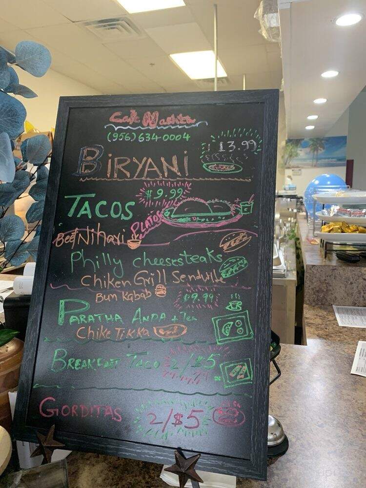 Cafe Nashta - Mercedes, TX menu_pic