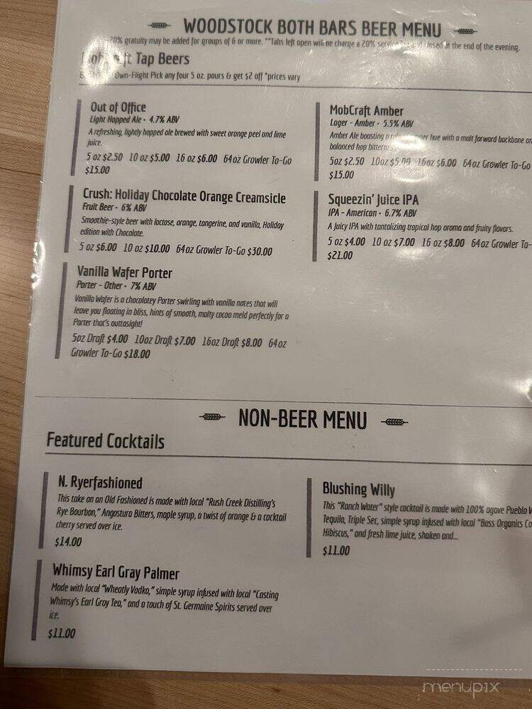 MobCraft Beer - Woodstock, IL menu_pic