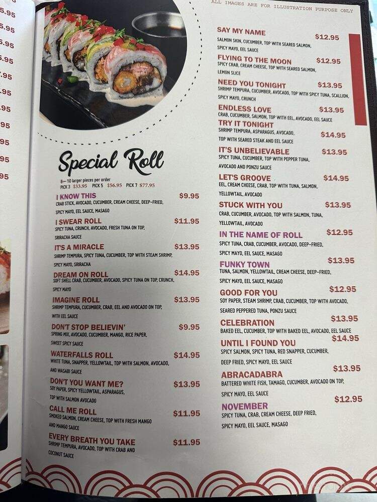 Toko Sushi - Godfrey, IL menu_pic