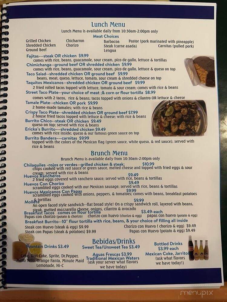 Carlos's Cantina & Grill - Paragould, AR menu_pic