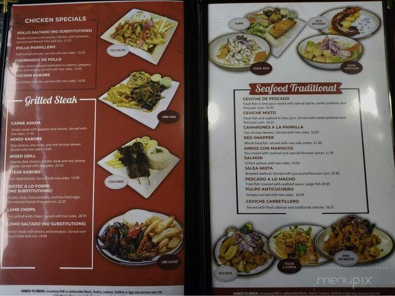 Mi Sabor Peruano - Joppatowne, MD menu_pic