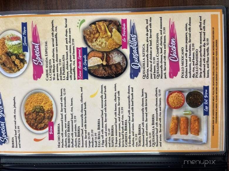 Tienda La Chiquita - Mount Sterling, KY menu_pic