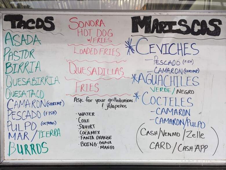 Tacos y Mariscos El Partner - Santa Maria, CA menu_pic