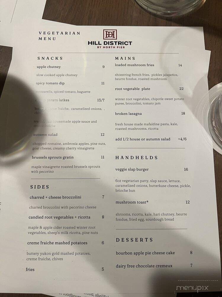 Hill District by North Pier - Benton Harbor, MI menu_pic