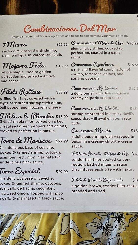 Con Madre Restaurant - Riverside, CA menu_pic