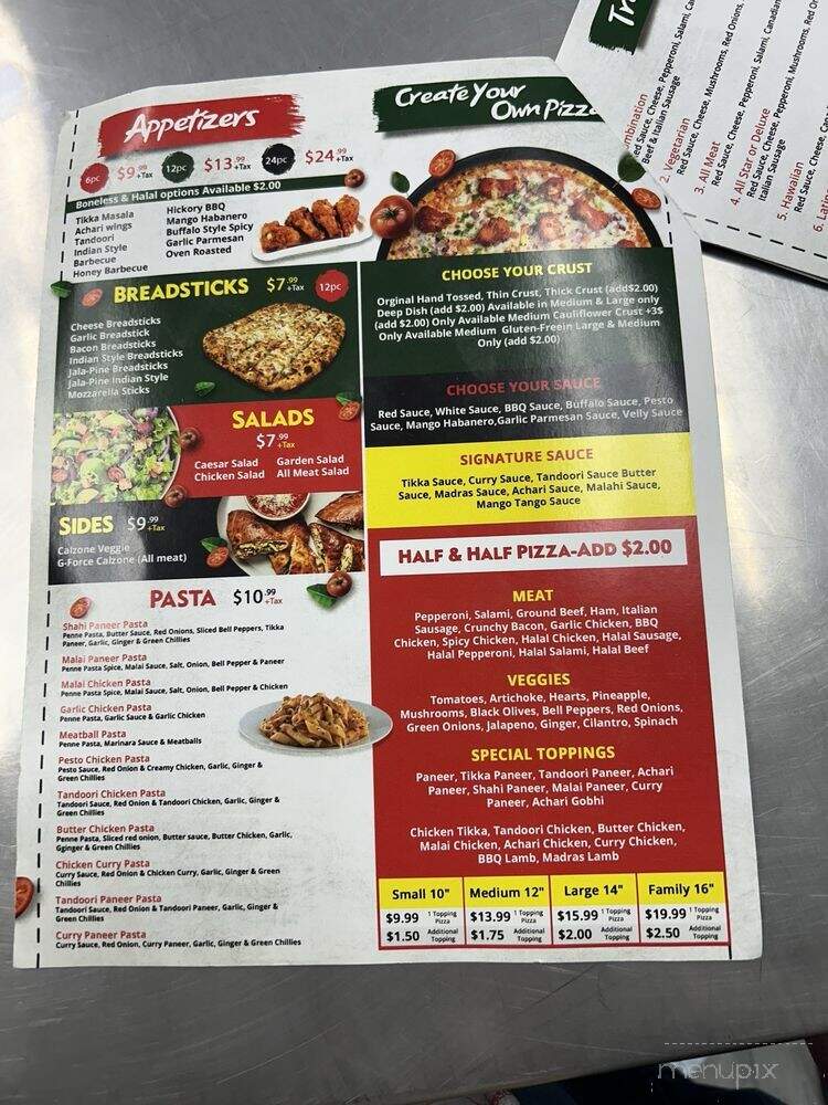 Velly Pizza - Yuba City, CA menu_pic