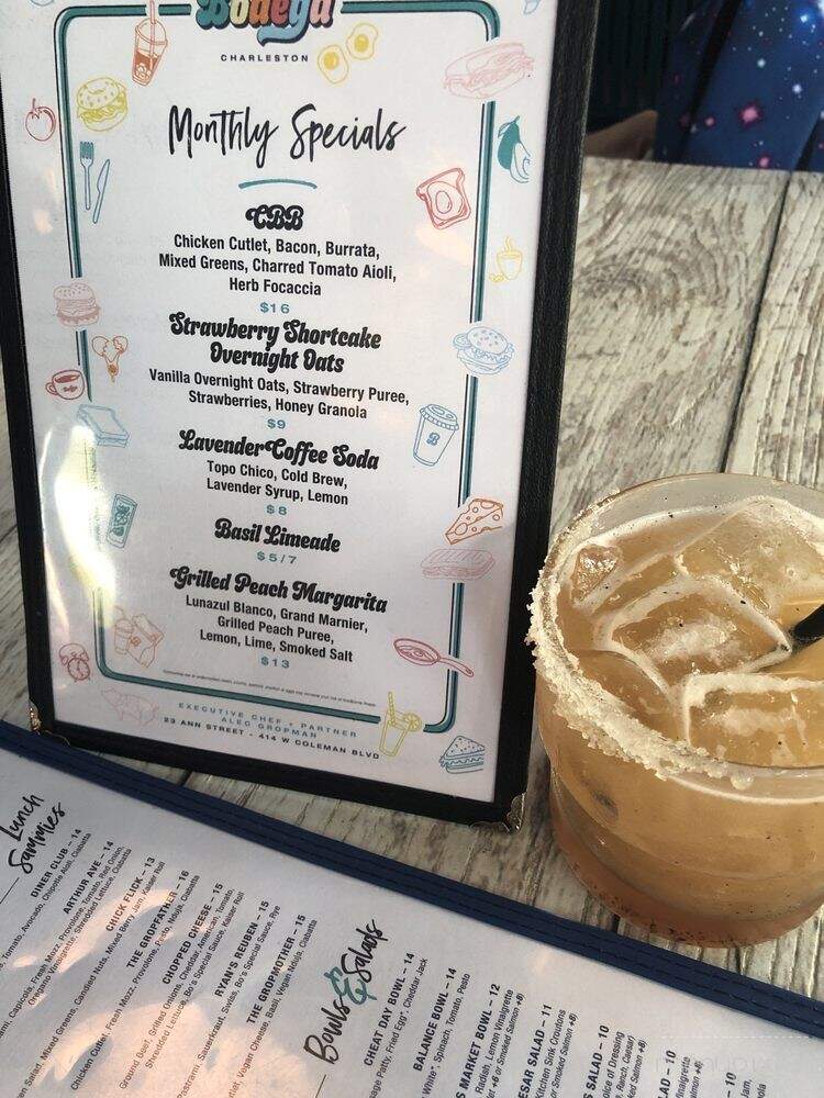 Bodega - Mount Pleasant, SC menu_pic