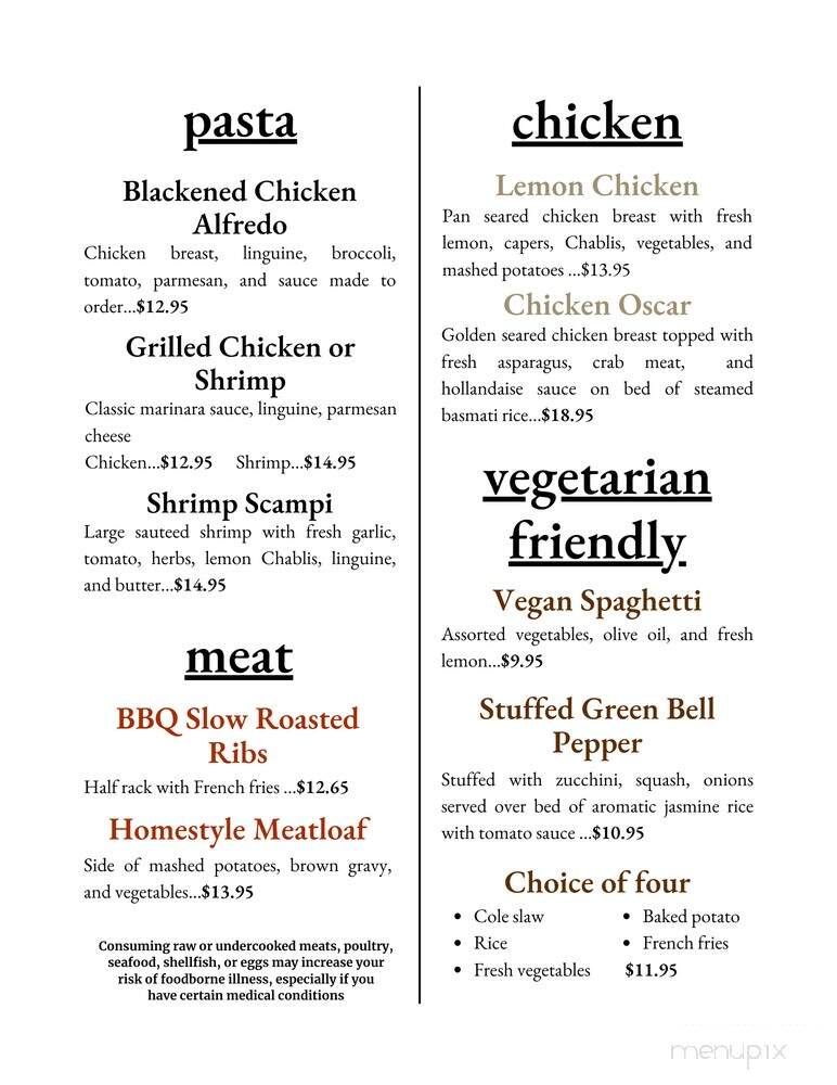 Lemon Leaf Cafe - Largo, FL menu_pic