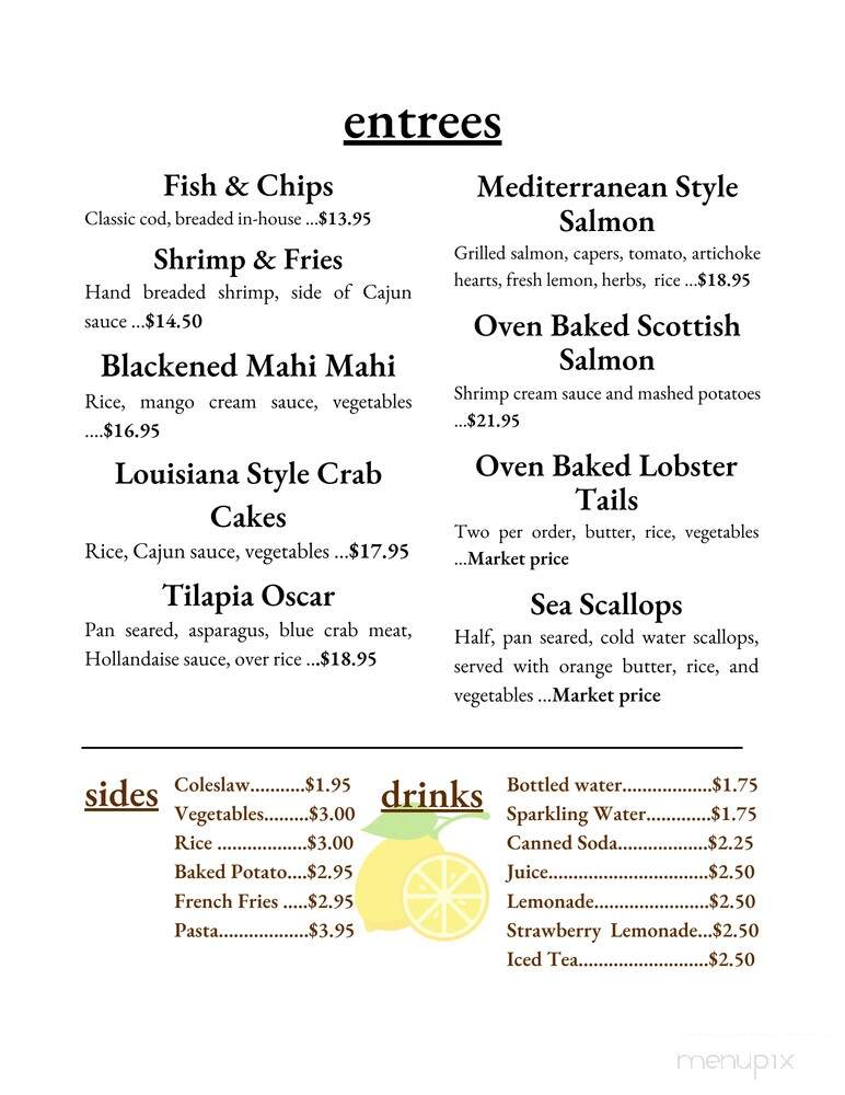 Lemon Leaf Cafe - Largo, FL menu_pic