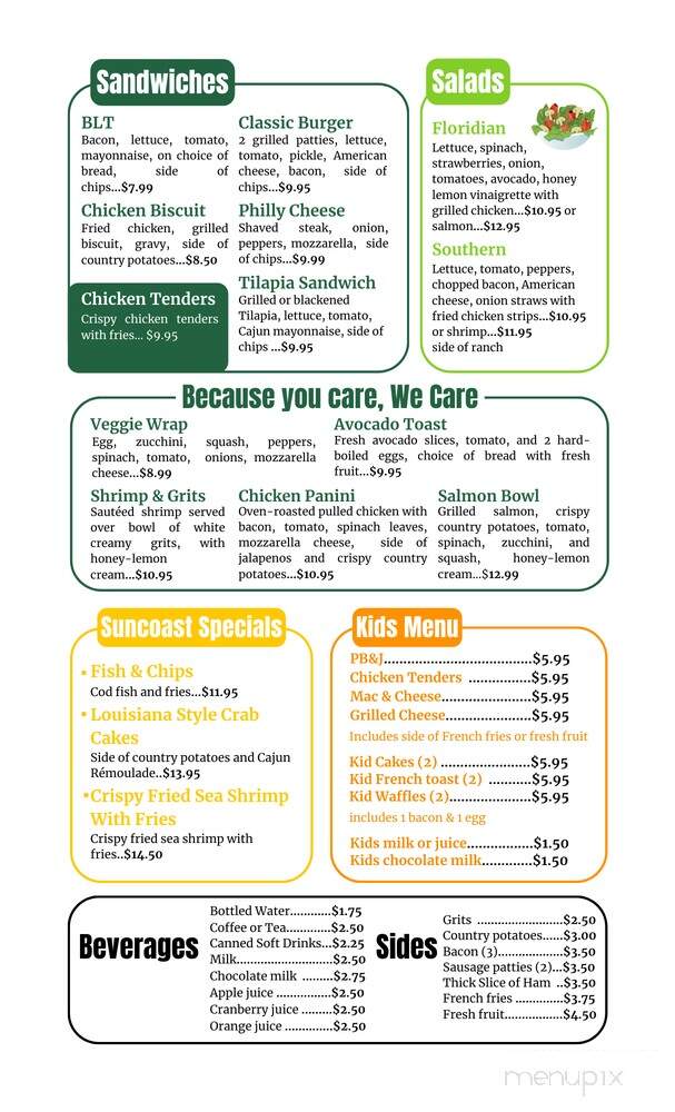 Lemon Leaf Cafe - Largo, FL menu_pic
