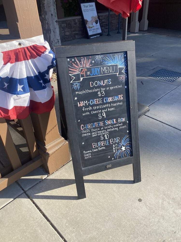 Wines On Main - Templeton, CA menu_pic