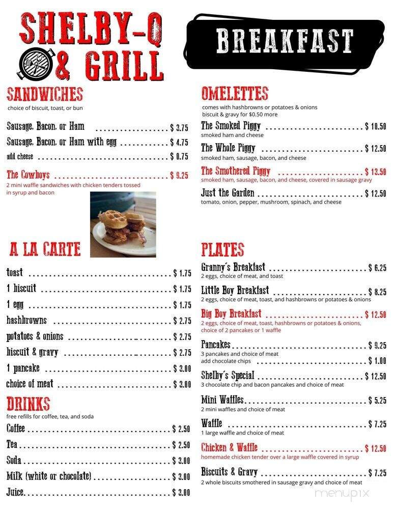 Shelby-Q & Grill - Symsonia, KY menu_pic