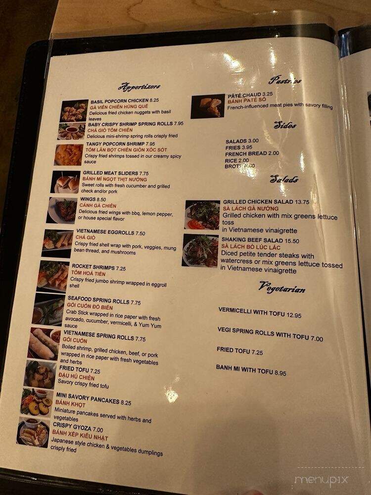 Eurasian Bistro - Pensacola, FL menu_pic