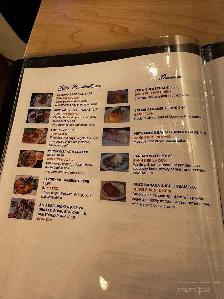Eurasian Bistro - Pensacola, FL menu_pic