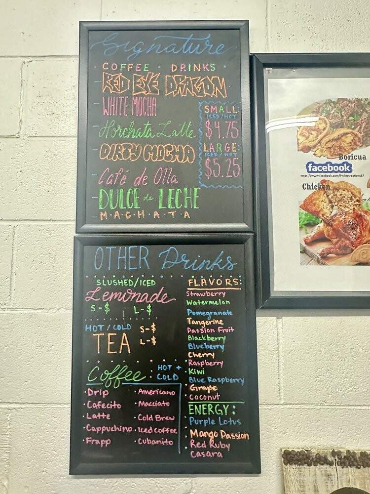 Philos Creations - San Antonio, TX menu_pic