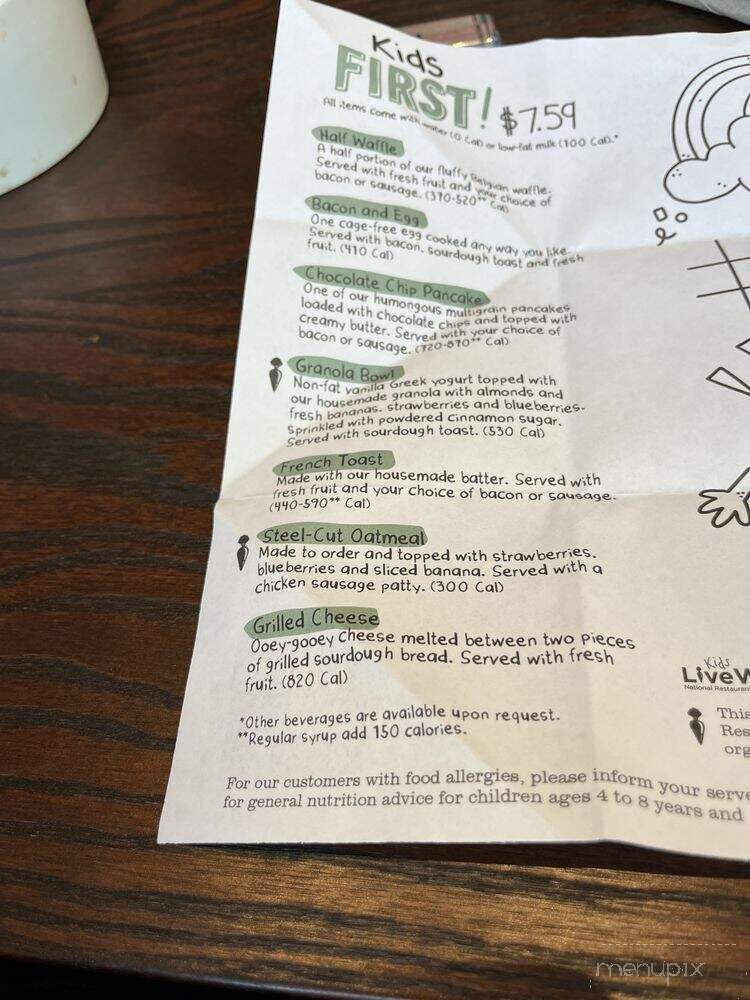 First Watch - Maryville, TN menu_pic