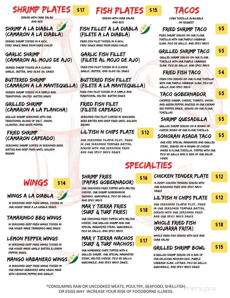 Marisco's El Cuhhhmaron - Dalton, GA menu_pic