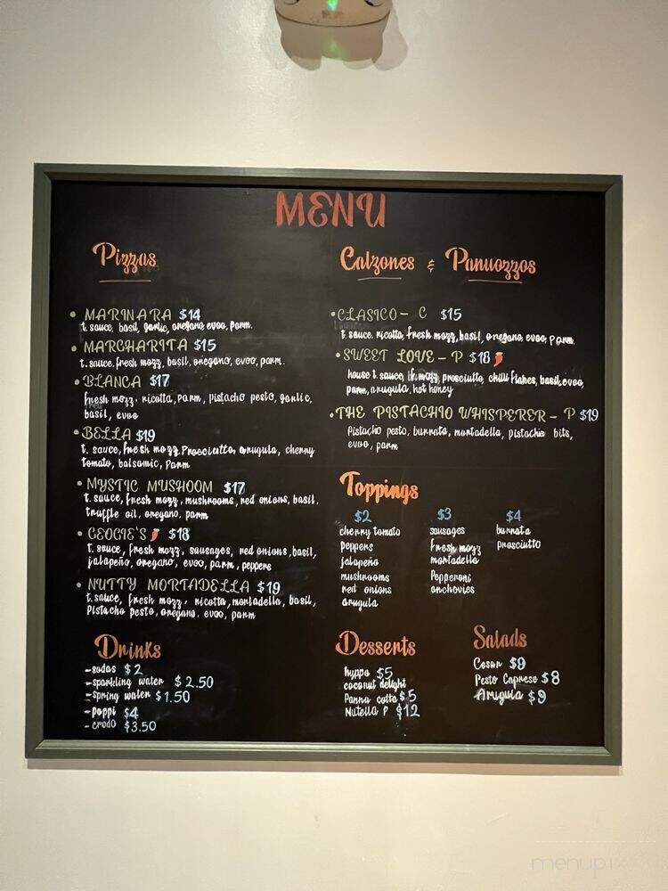 Rodrigo's Craft Pizza - Jacksonville, FL menu_pic