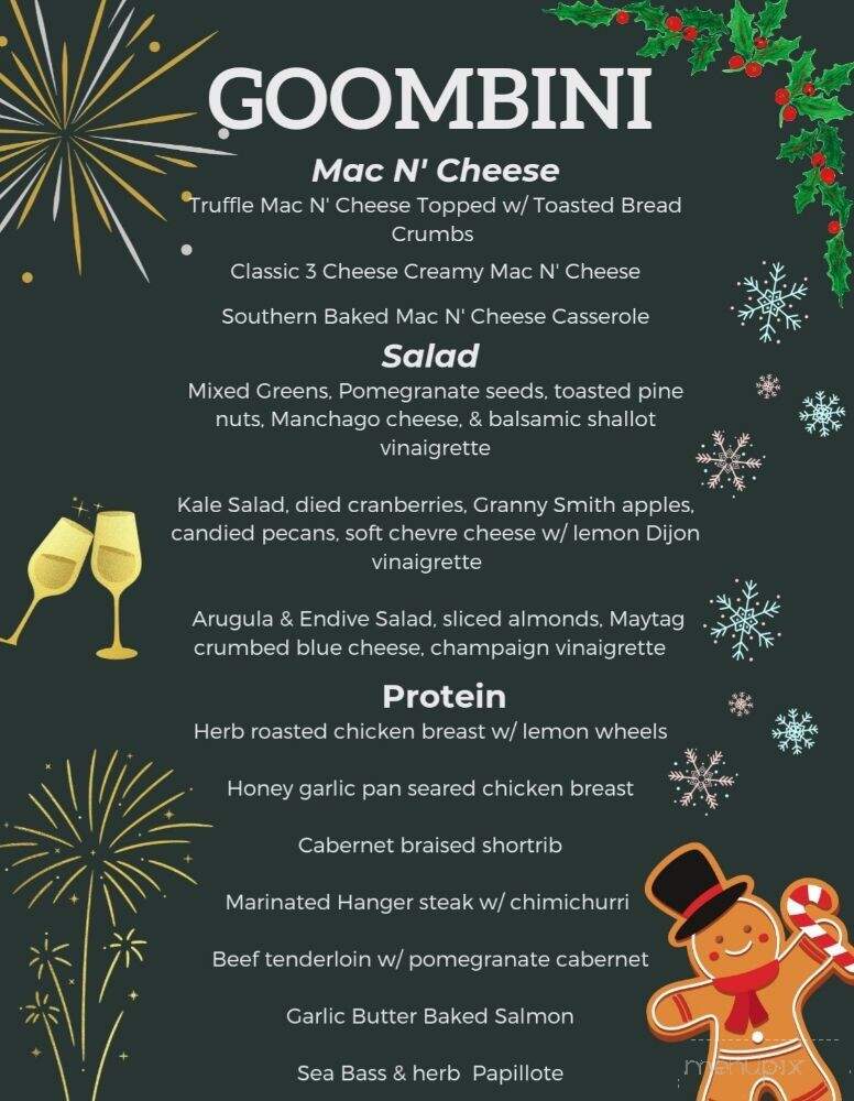 Goombini Catering - Saugus, CA menu_pic