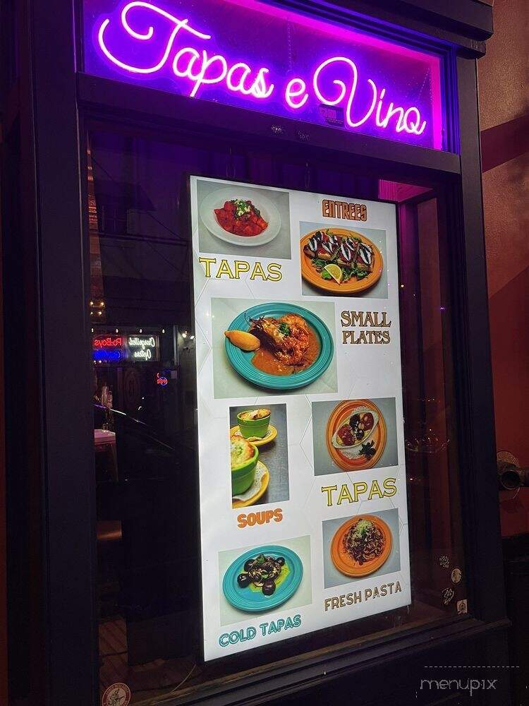 Tapas E Vino - New Orleans, LA menu_pic