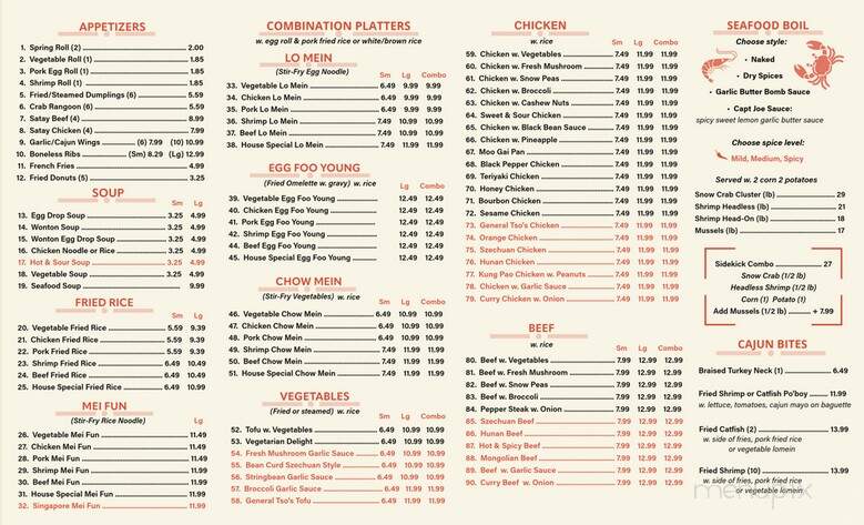 Super Hong Kong Chef - Willow Grove, PA menu_pic