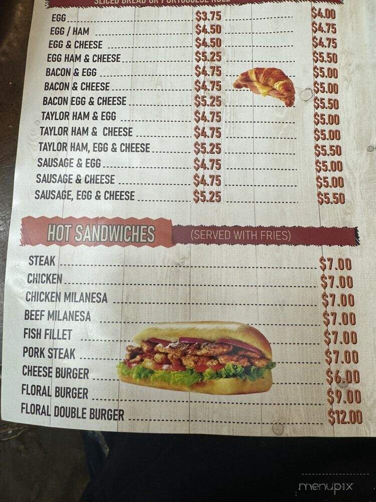 Floral Cafe - Elizabeth, NJ menu_pic