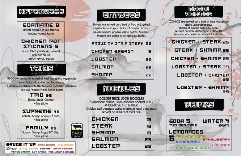 Hozumi Hibachi - Tempe, AZ menu_pic