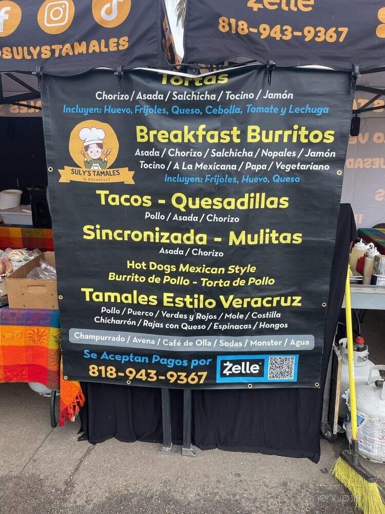 Sulys Tamales and Breakfast - Los Angeles, CA menu_pic