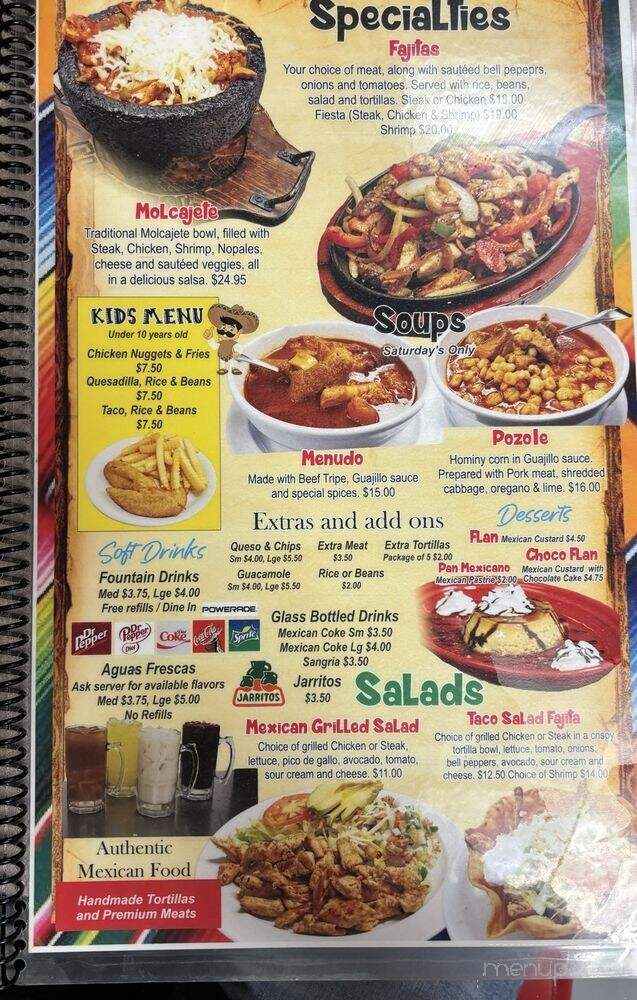 El Aguacate - Arab, AL menu_pic