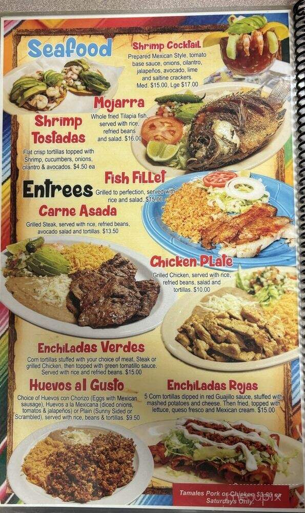 El Aguacate - Arab, AL menu_pic