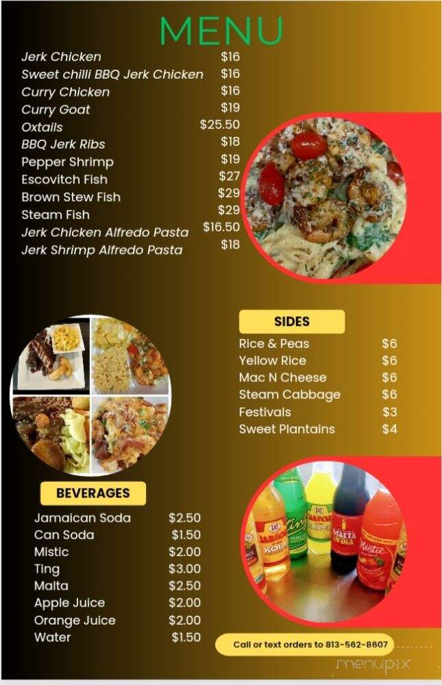 Authentic Island Jerk - Ruskin, FL menu_pic