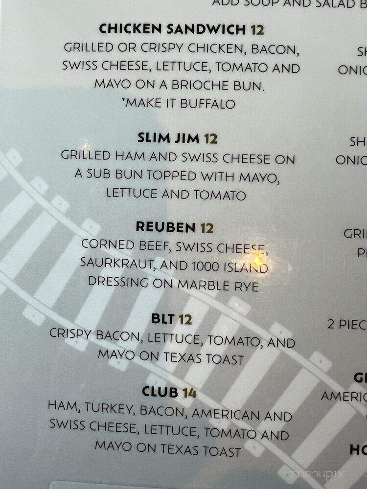 Alex's Railside Resturant - Midland, MI menu_pic