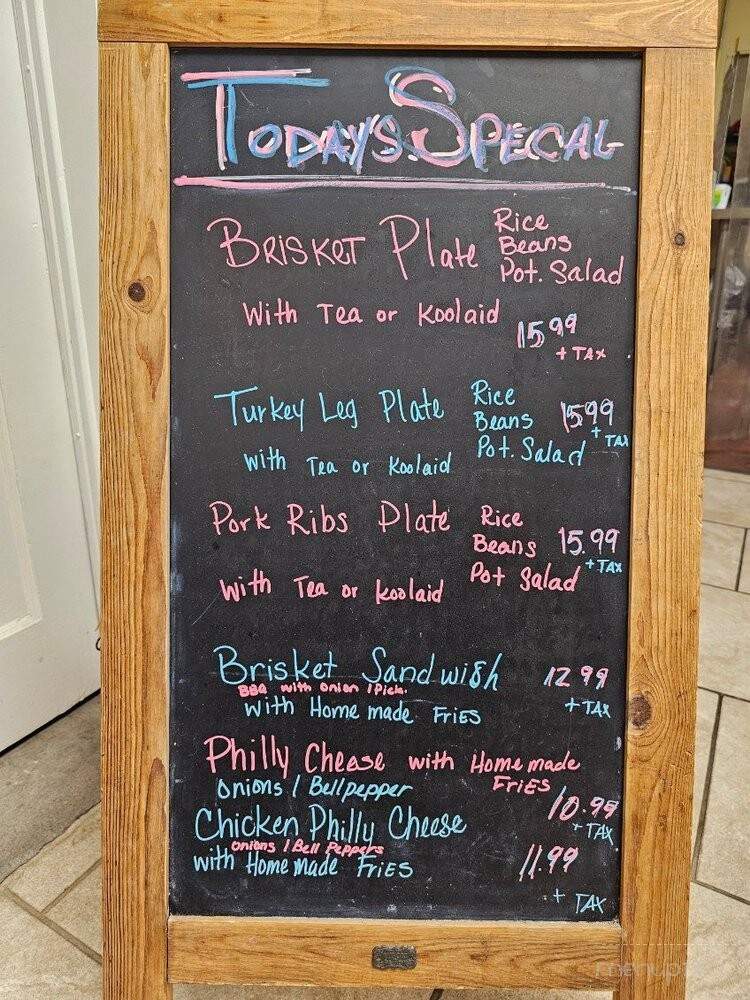 Bakwood BBQ and More - San Antonio, TX menu_pic